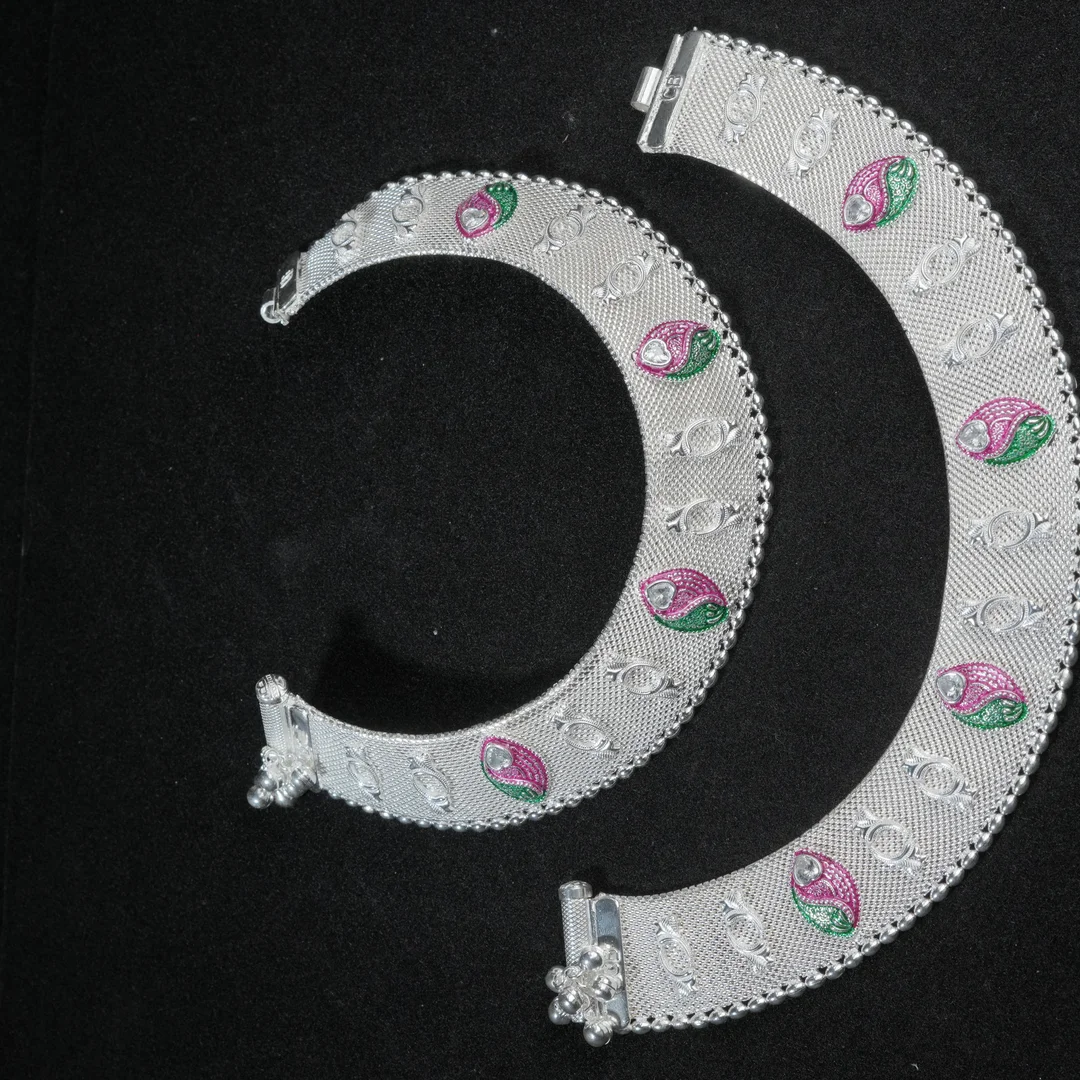 pink/green Anklet