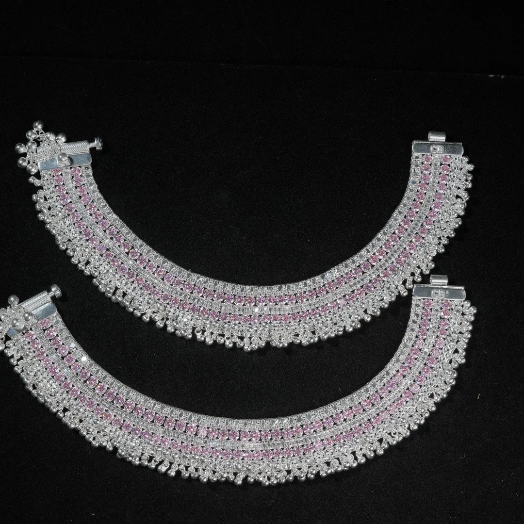 Purple Design Anklet