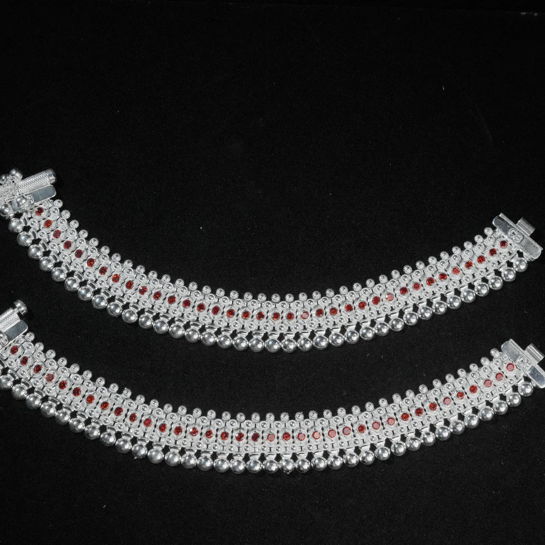 Red Design Anklet