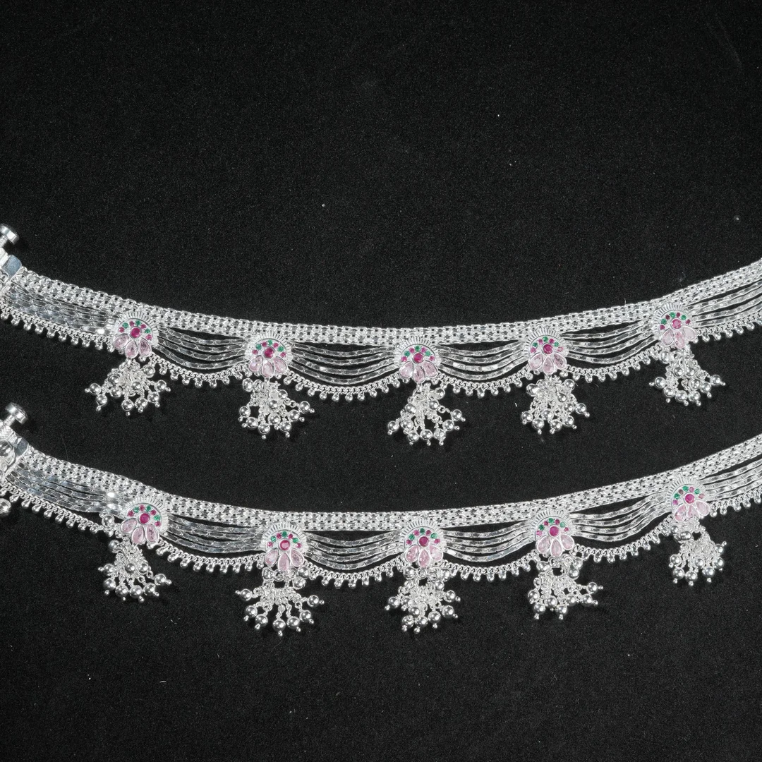 Long Stone Anklet
