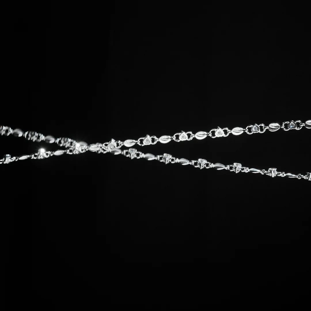Thin Heart Design Anklet