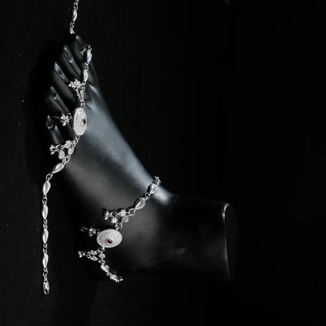 Big Circle Design Anklet