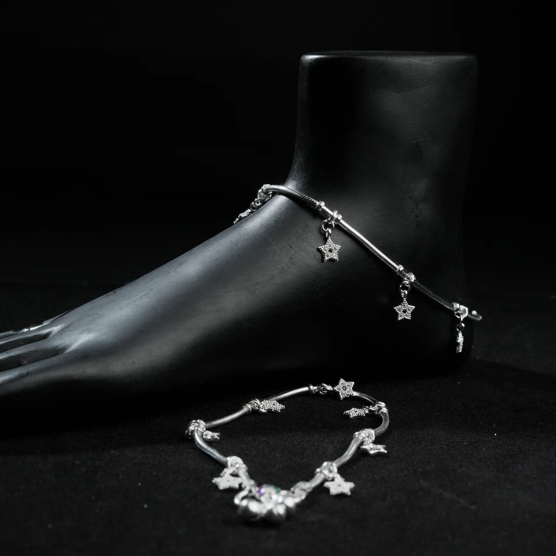 Small Star Design Anklet