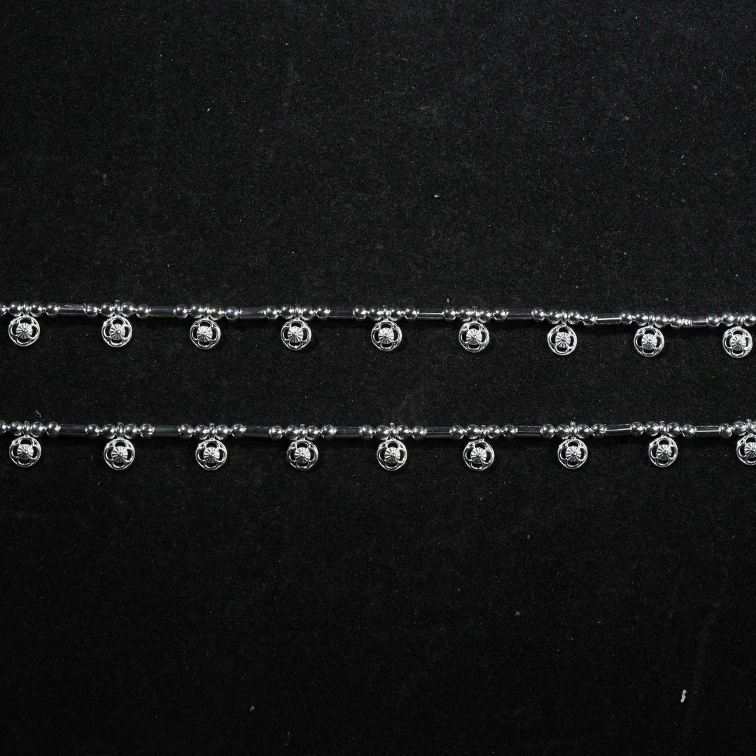 2 Circles Design Anklet