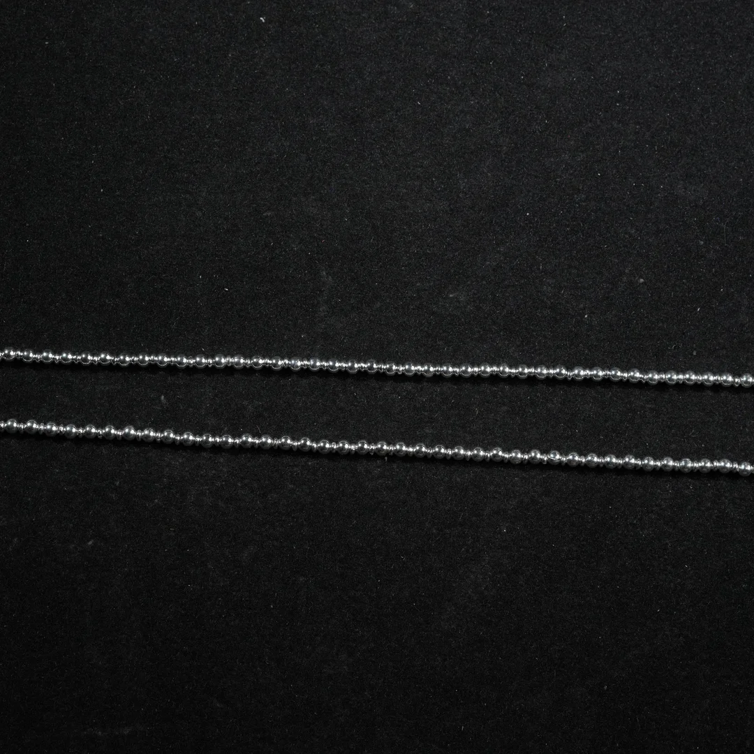 Silver Ball Design Anklet
