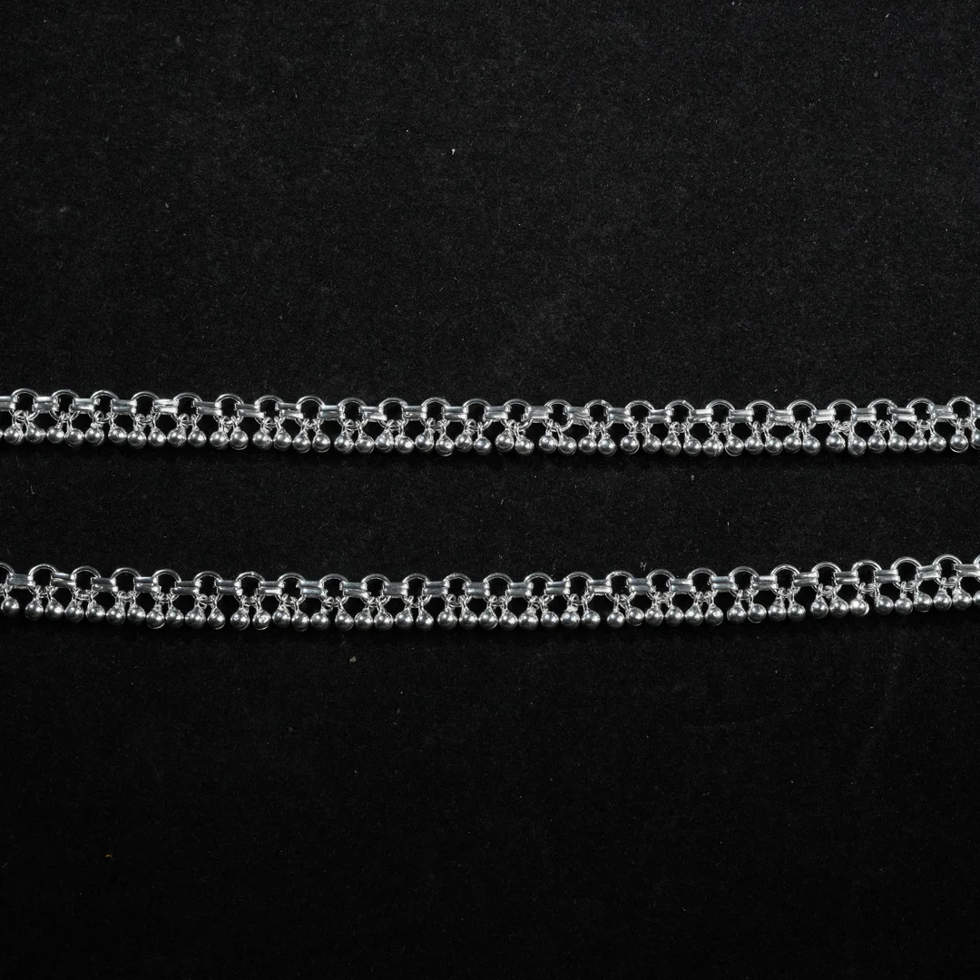 Circle 2 hook Design Anklet