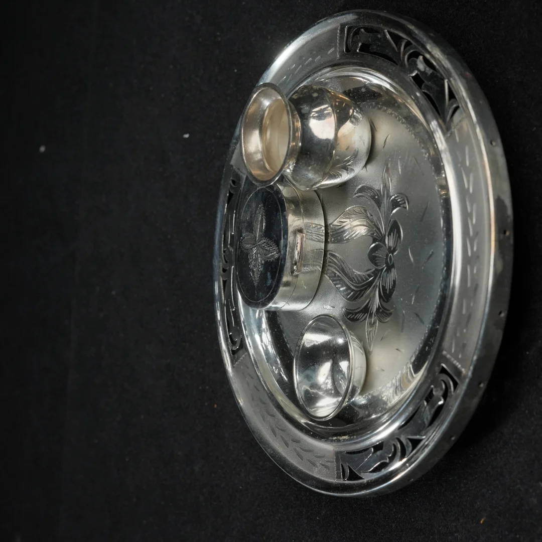Matte Design Puja Plate