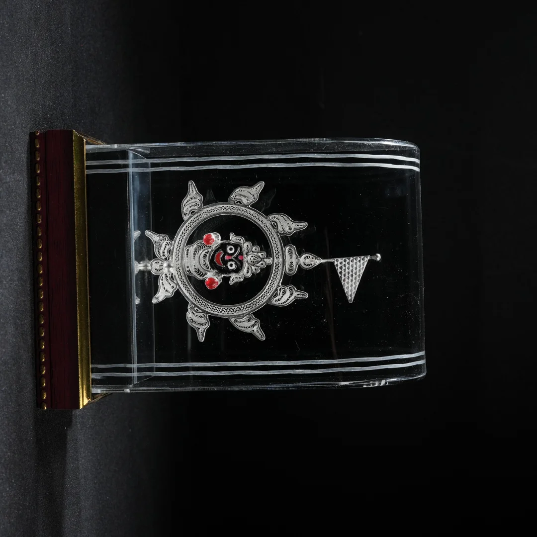 Jagannath Red Stone Design Idol Box