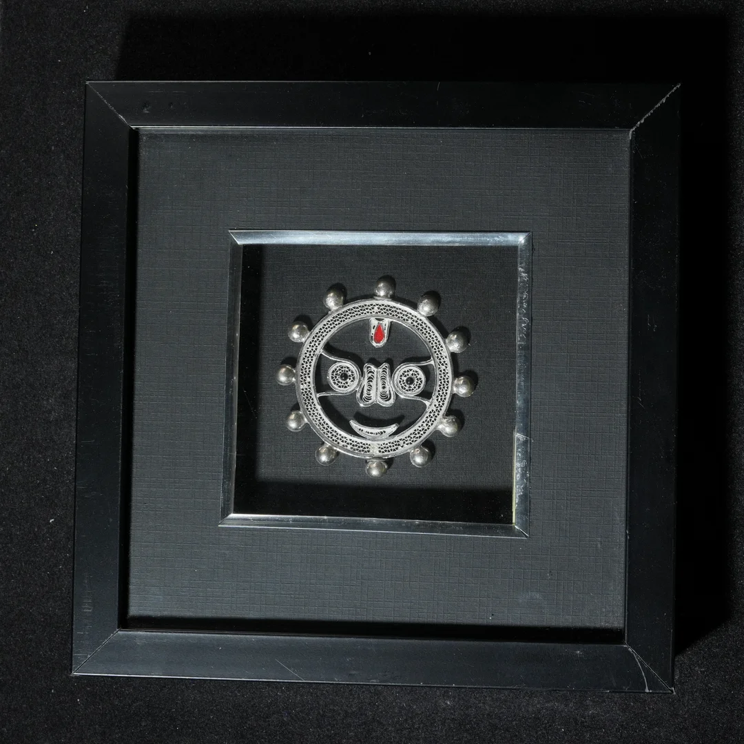 Silver Eye Jagannath Gift Item