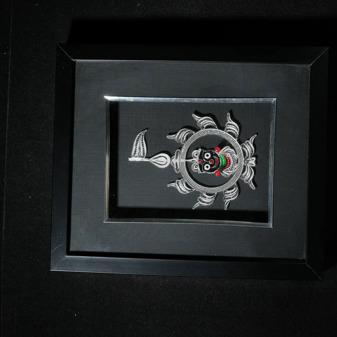 Red Stone Jagannath Gift Item