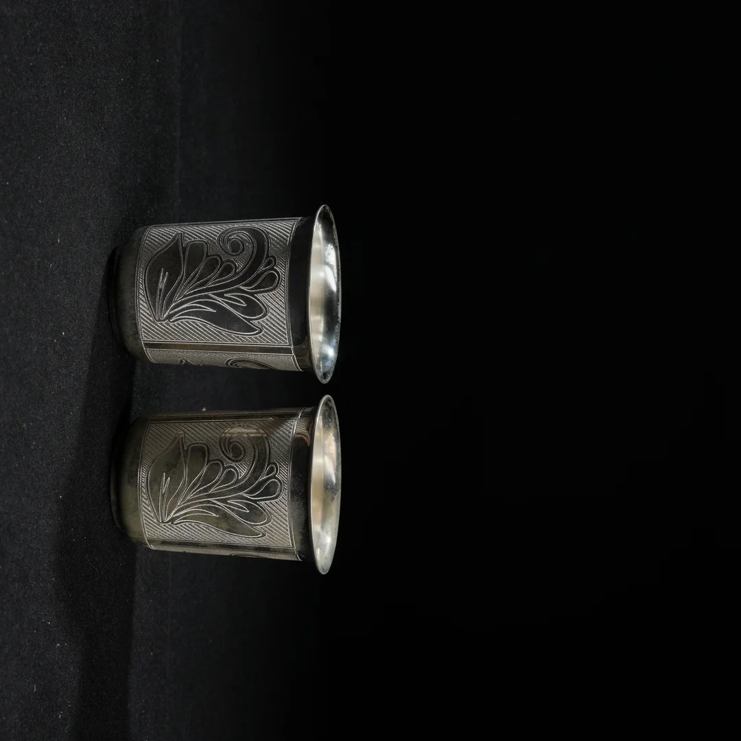Parallel Lining Design Glass Set